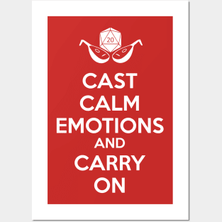 Cast Calm Emotions and Carry On Posters and Art